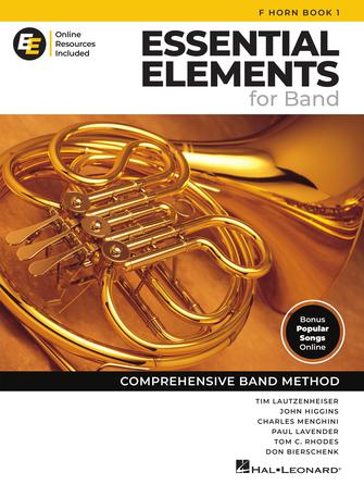 Essential Elements for Band – F Horn Book 1 with Online Resources by Hal Leonard