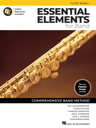 Essential Elements for Band – Flute Book 1 with Online Resources by Hal Leonard