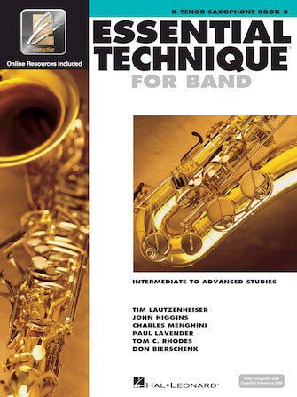 Essential Technique for Band with EEi - Intermediate to Advanced Studies Bb Tenor Saxophone by Hal Leonard