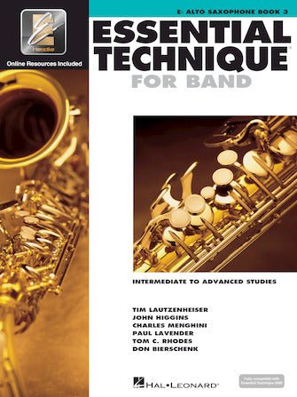 Essential Technique for Band with EEi - Intermediate to Advanced Studies Eb Alto Saxophone by Hal Leonard