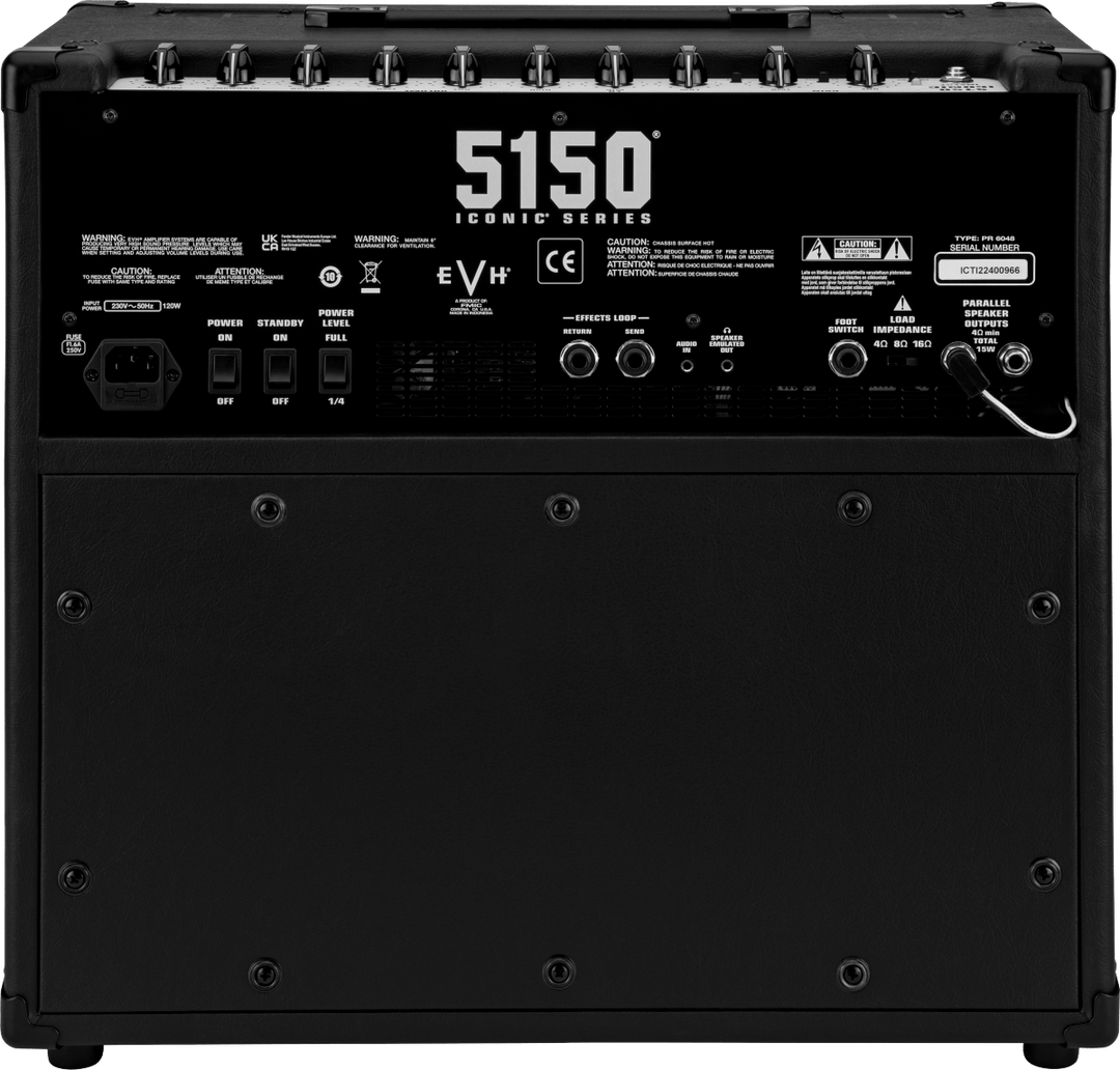 EVH 5150® Iconic® Series 15W 1X10 Combo, Black, 120V by FMIC