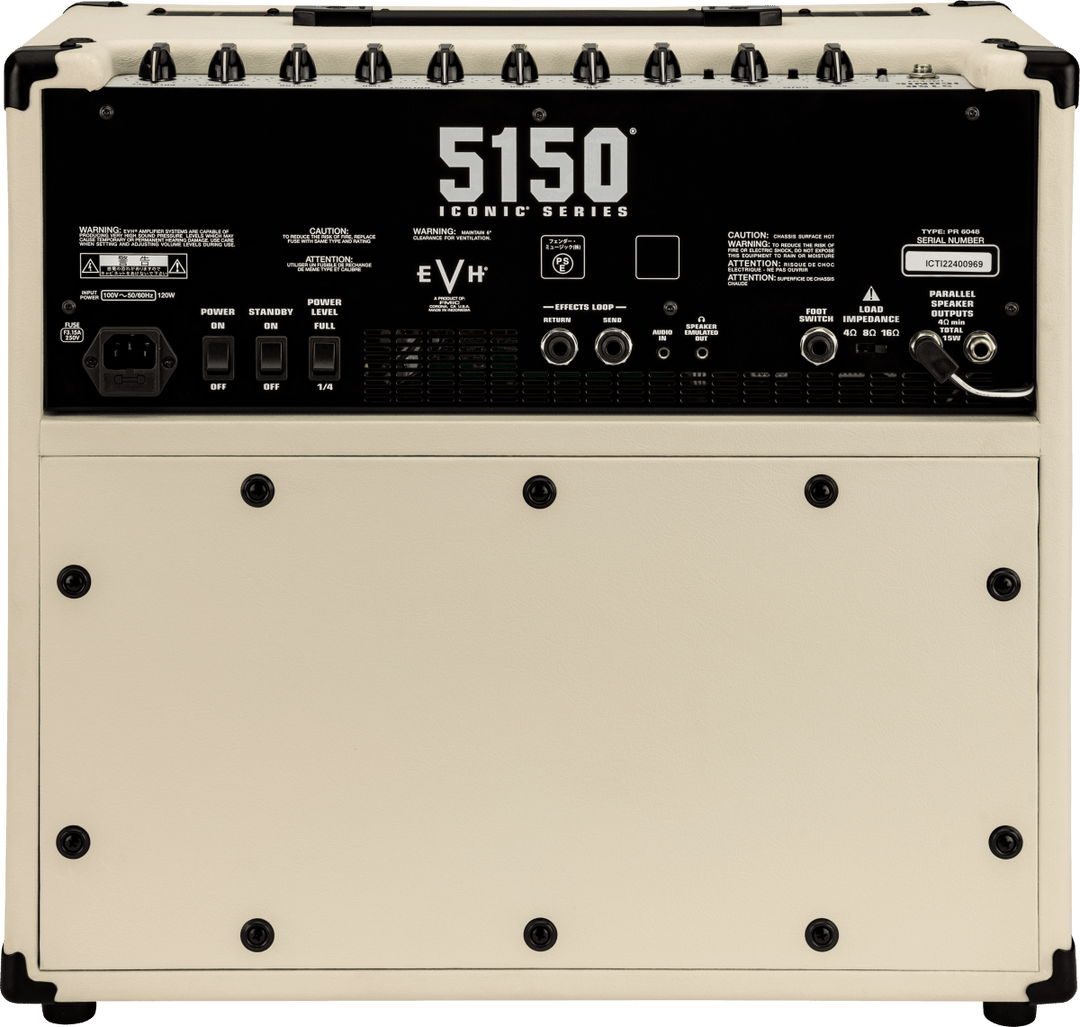 EVH 5150® Iconic® Series 15W 1X10 Combo, Ivory, 120V by FMIC