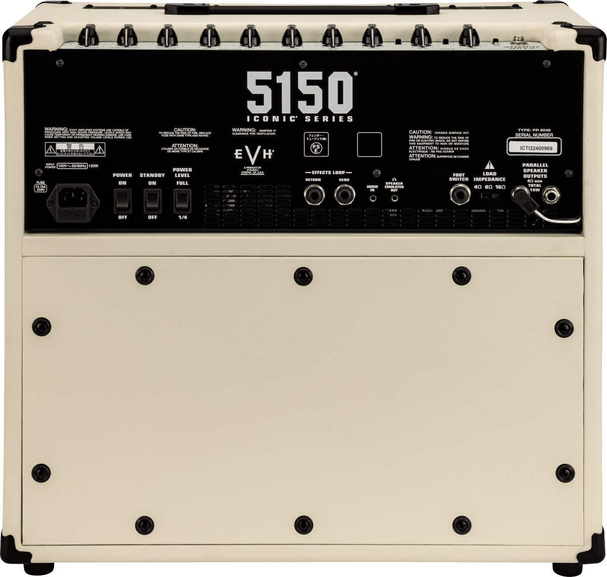 EVH 5150® Iconic® Series 15W 1X10 Combo, Ivory, 120V by FMIC
