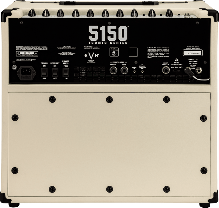 EVH 5150® Iconic® Series 15W 1X10 Combo, Ivory, 120V by FMIC