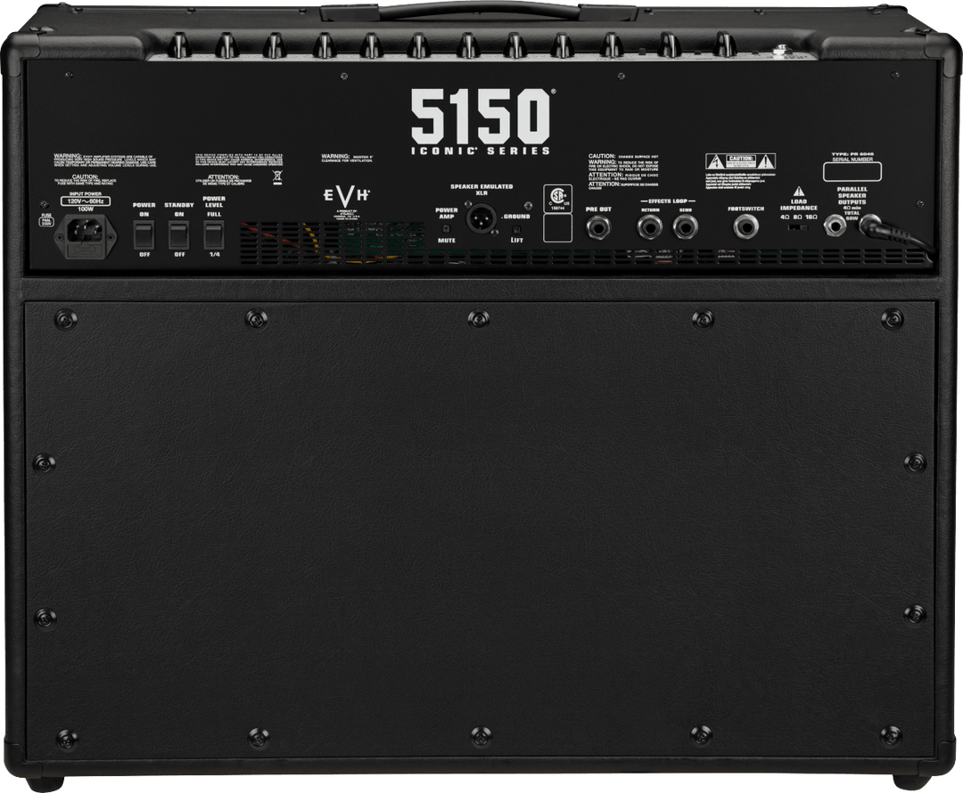 EVH 5150® Iconic® Series 60W 2X12 Combo, Black, 120V by FMIC