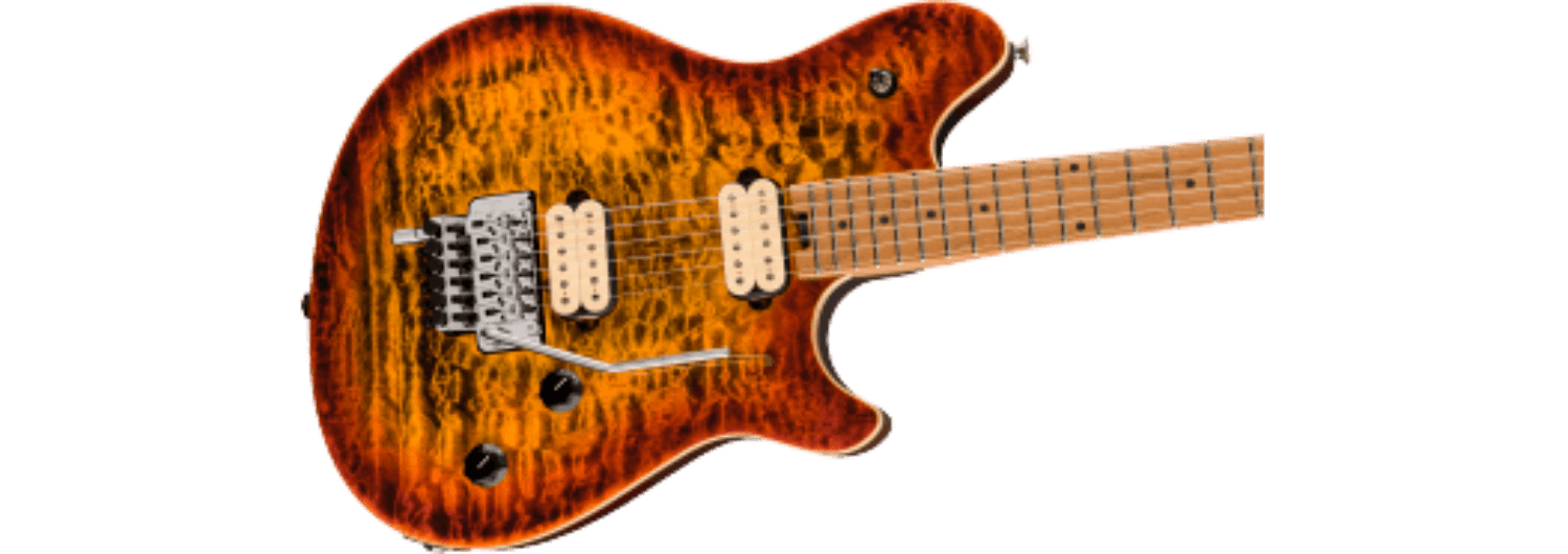 EVH Wolfgang® Special QM, Baked Maple Fingerboard, Tiger Eye Glow by FMIC