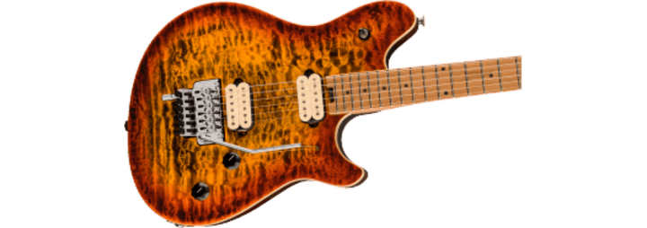 EVH Wolfgang® Special QM, Baked Maple Fingerboard, Tiger Eye Glow by FMIC