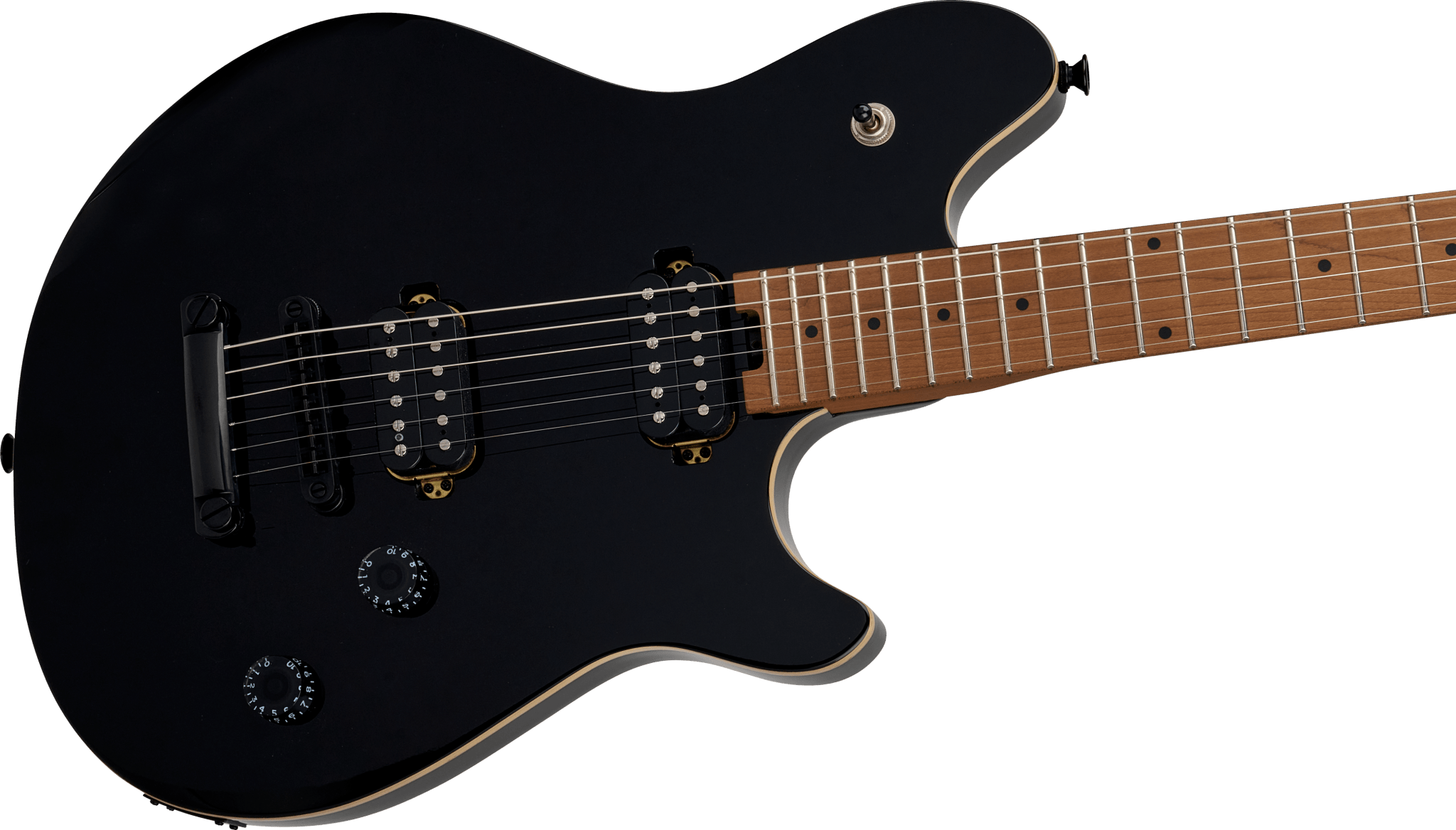 EVH Wolfgang Standard T.O.M., Baked Maple Fingerboard, Gloss Black by FMIC