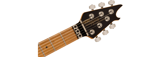 EVH Wolfgang® WG Standard Exotic Zebrawood, Baked Maple Fingerboard, Natural by FMIC