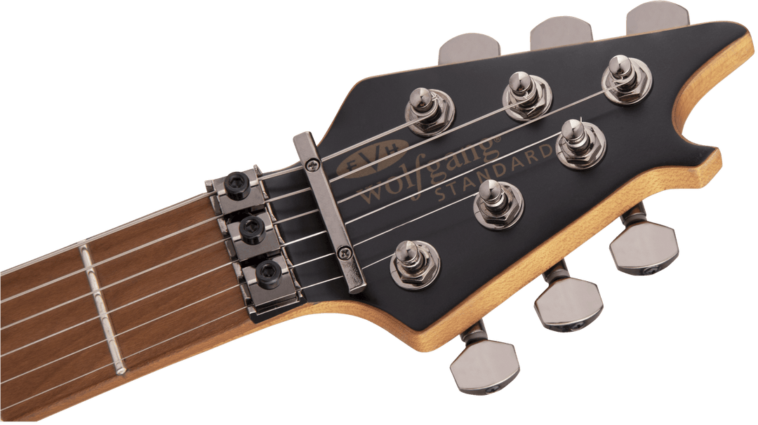 EVH Wolfgang® WG Standard QM, Baked Maple Fingerboard, Transparent Amber by FMIC