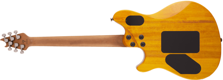 EVH Wolfgang® WG Standard QM, Baked Maple Fingerboard, Transparent Amber by FMIC