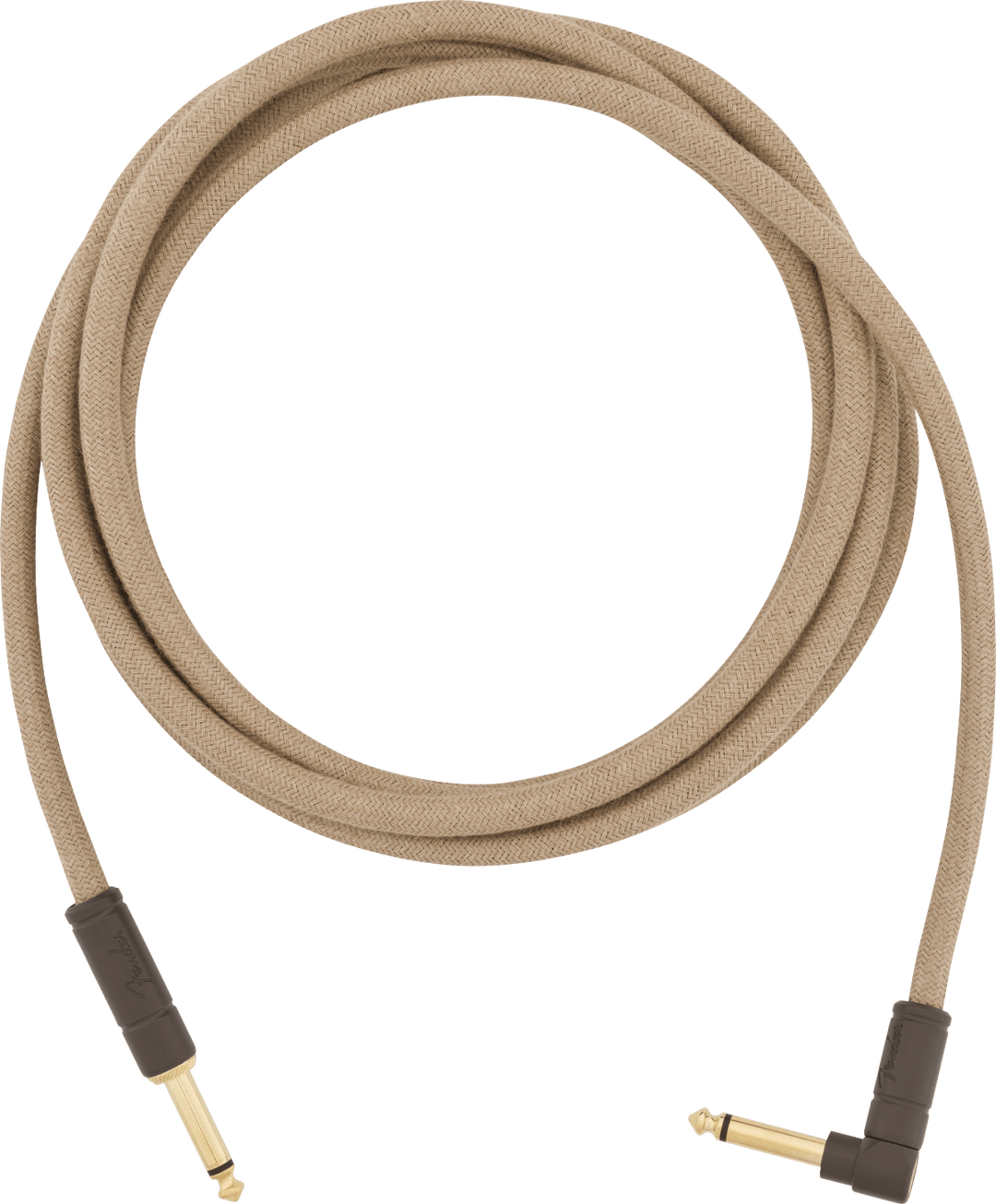 Fender 10' Angled Festival Instrument Cable, Pure Hemp by FMIC