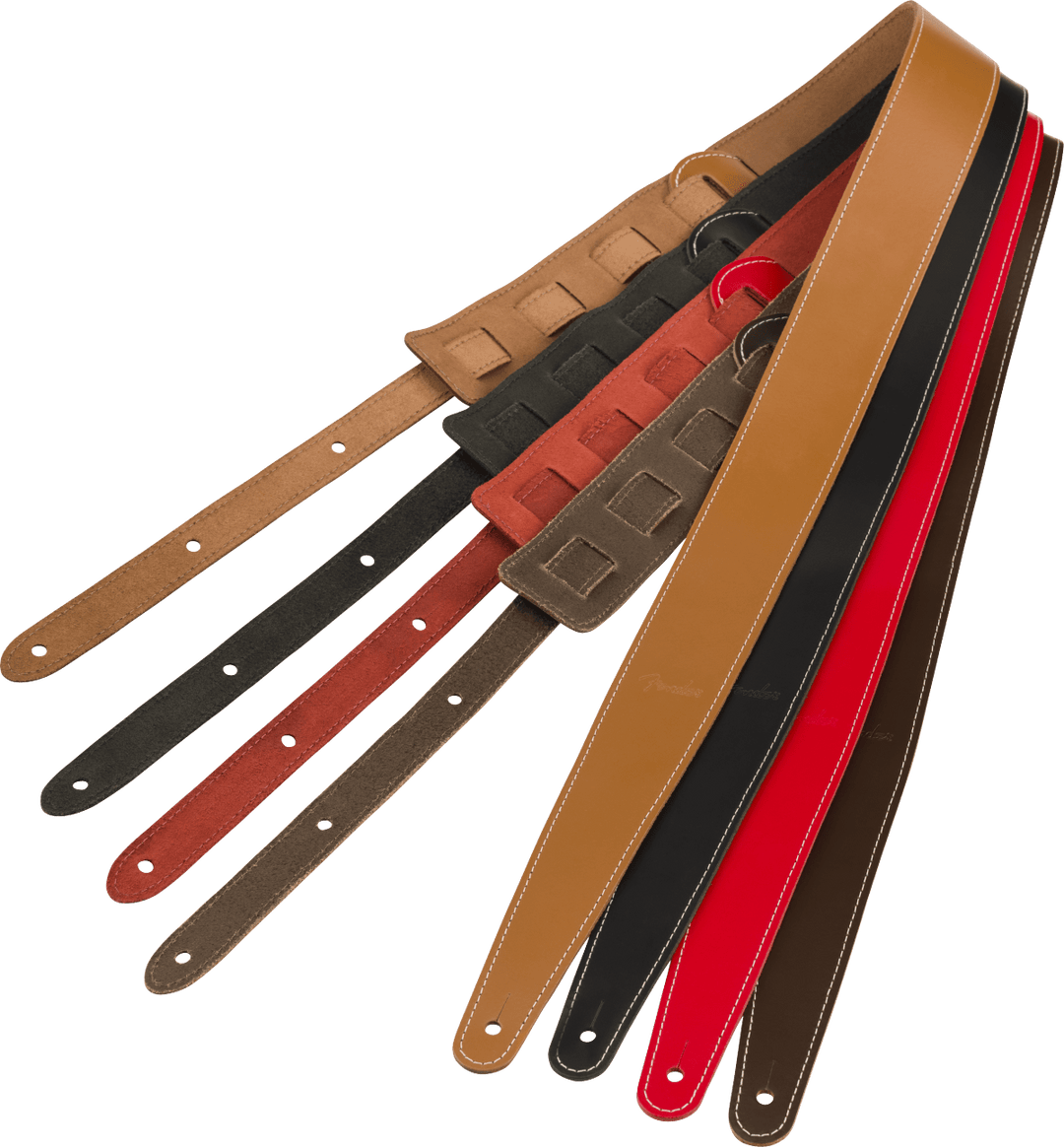 Fender 2" Essentials Economy Leather Strap by FMIC