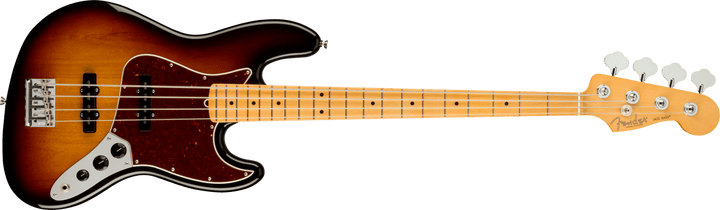 Fender American Professional II Jazz Bass®, Maple Fingerboard, 3 - Color Sunburst by FMIC