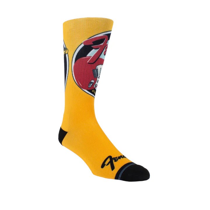 FENDER® BUTTERSCOTCH BLONDE STRAT AND AMP SOCKS, 1 PAIR by Perri's Leathers