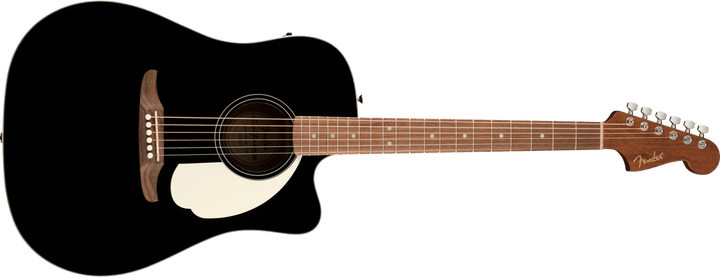 Fender California Standard Redondo™ CE, Spruce Top, Ivory Pickguard, Black by FMIC