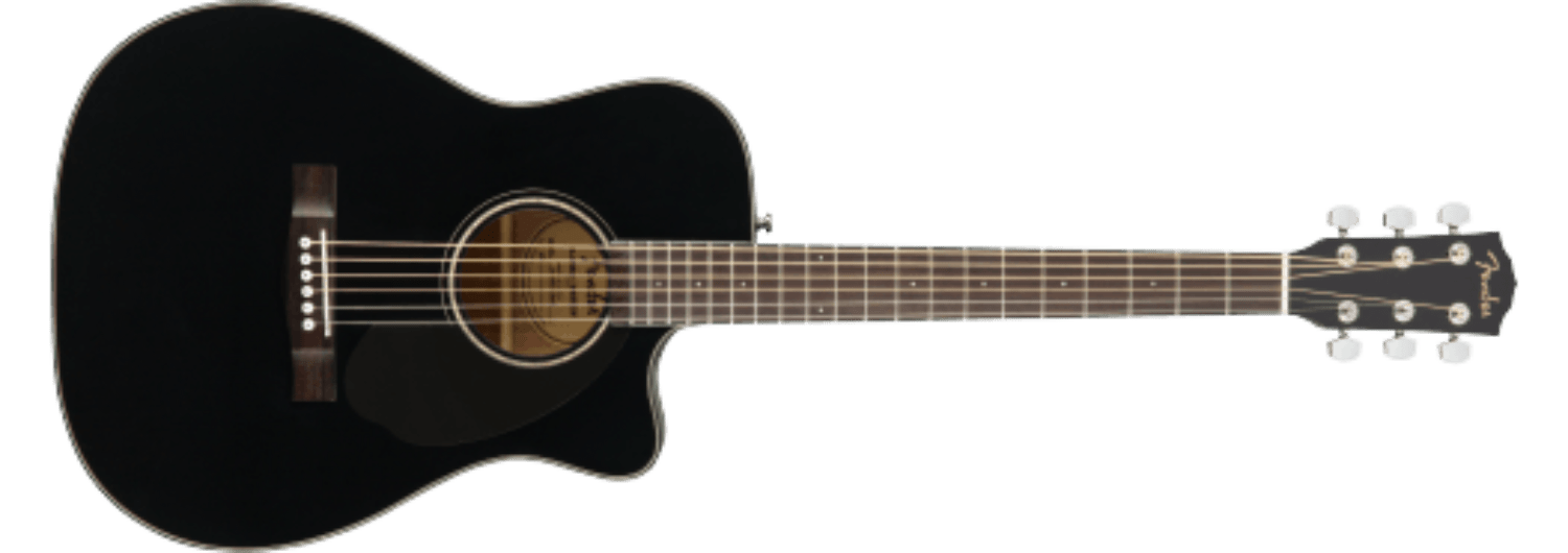Fender CC - 60SCE Concert, Walnut Fingerboard, Black by FMIC