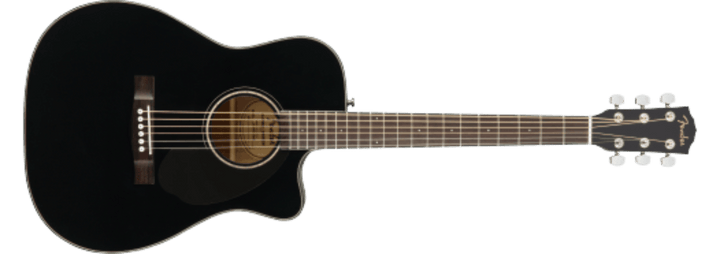 Fender CC - 60SCE Concert, Walnut Fingerboard, Black by FMIC