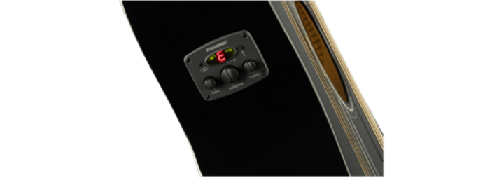 Fender CC - 60SCE Concert, Walnut Fingerboard, Black by FMIC