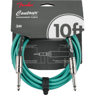Fender Contour™ Instrument Cable, Sherwood Green, 10' by Fender