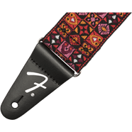 Fender Festival Strap, Red Mosaic, 2" by FMIC