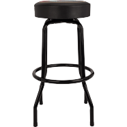 Fender® Guitars & Amps Pick Pouch Barstool, Black/Black, 30" by FMIC