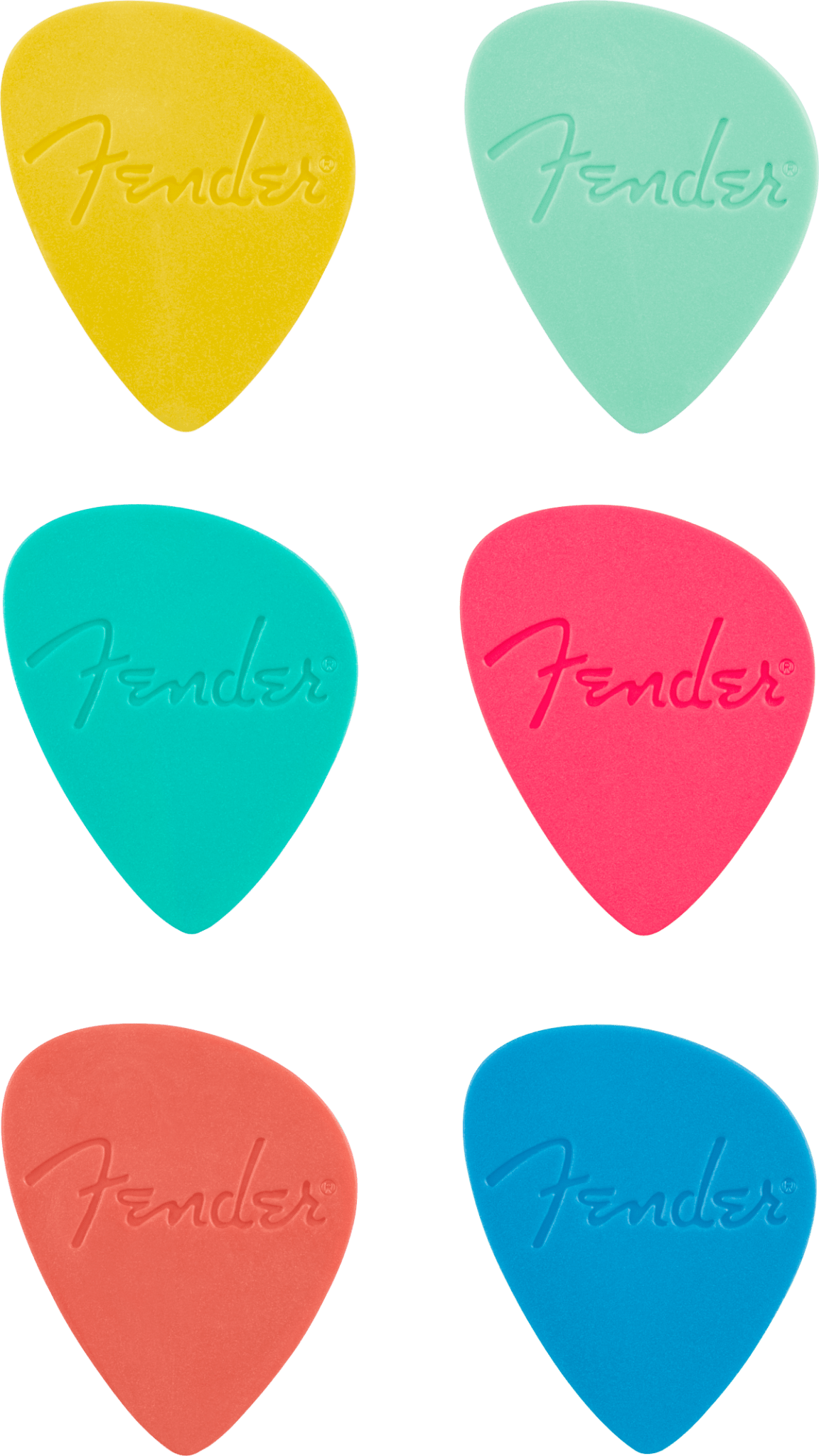 Fender Offset Picks (6) by FMIC