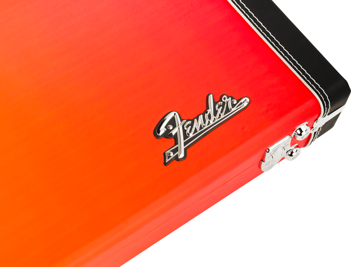 Fender Ombre Case, Tequila Sunrise by FMIC