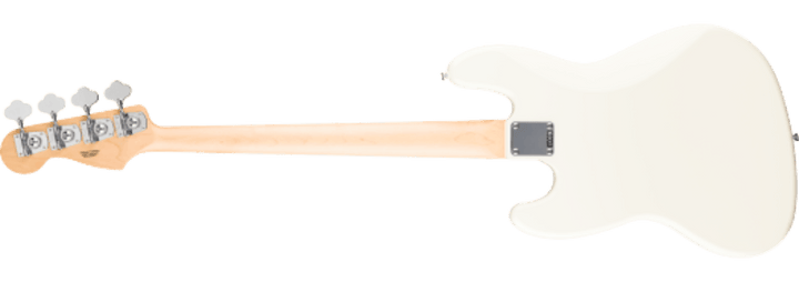 Fender Standard Jazz Bass®, Laurel Fingerboard, White Pickguard, Olympic White by FMIC