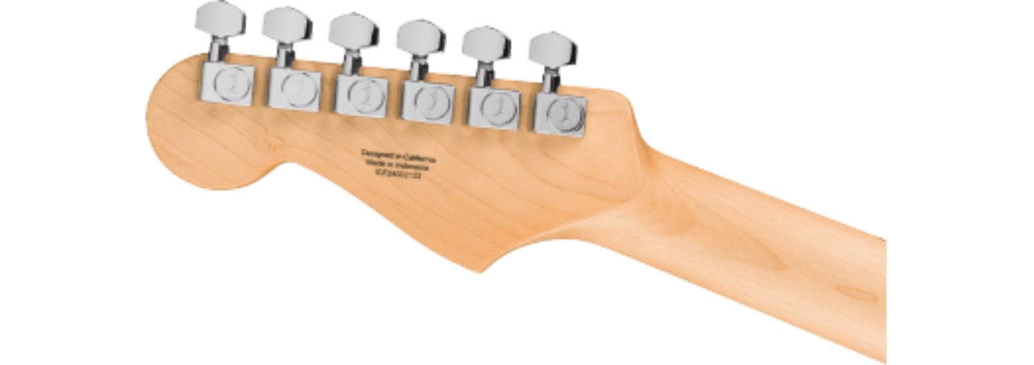 Fender Standard Stratocaster®, Maple Fingerboard, White Pickguard, Olympic White by FMIC