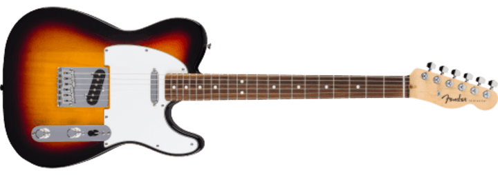 Fender Standard Telecaster®, Laurel Fingerboard, White Pickguard, 3 - Color Sunburst by FMIC
