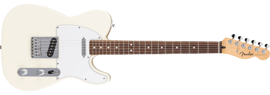 Fender Standard Telecaster®, Laurel Fingerboard, White Pickguard, Olympic White by FMIC