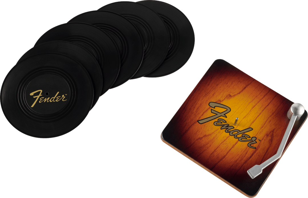 Fender Sunburst Turntable Coaster Set by FMIC