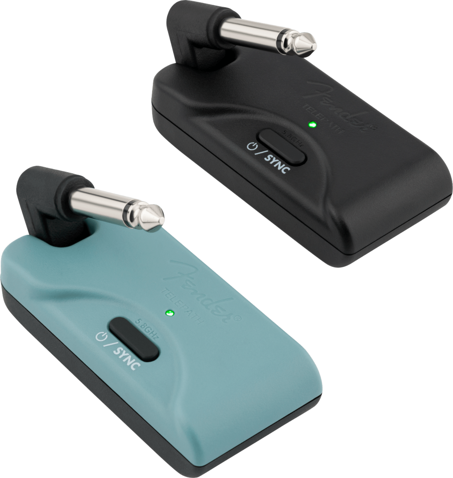 Fender Telepath™ Wireless System, Mystic Ice Blue and Black by FMIC