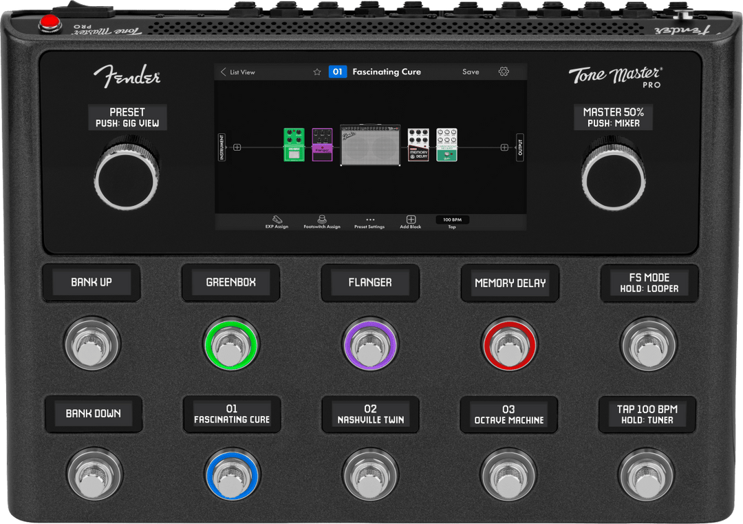 Fender Tone Master® Pro Multi - effects Guitar Workstation by FMIC