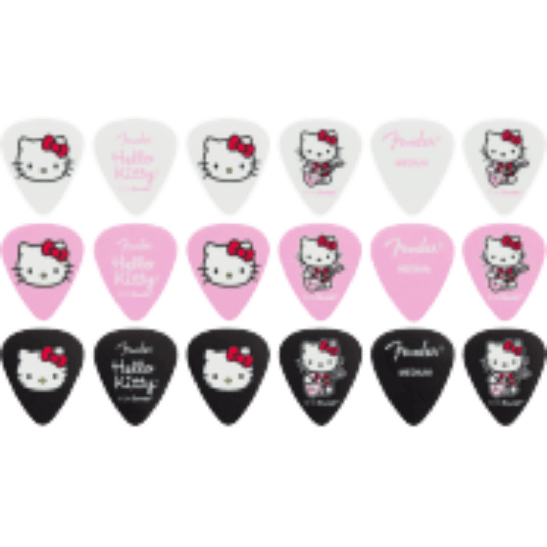 Fender® x Hello Kitty® 18 Pack Pick Tin, Medium by FMIC