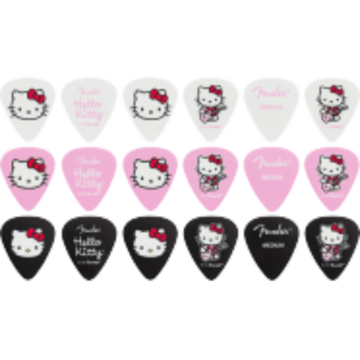 Fender® x Hello Kitty® 18 Pack Pick Tin, Medium by FMIC