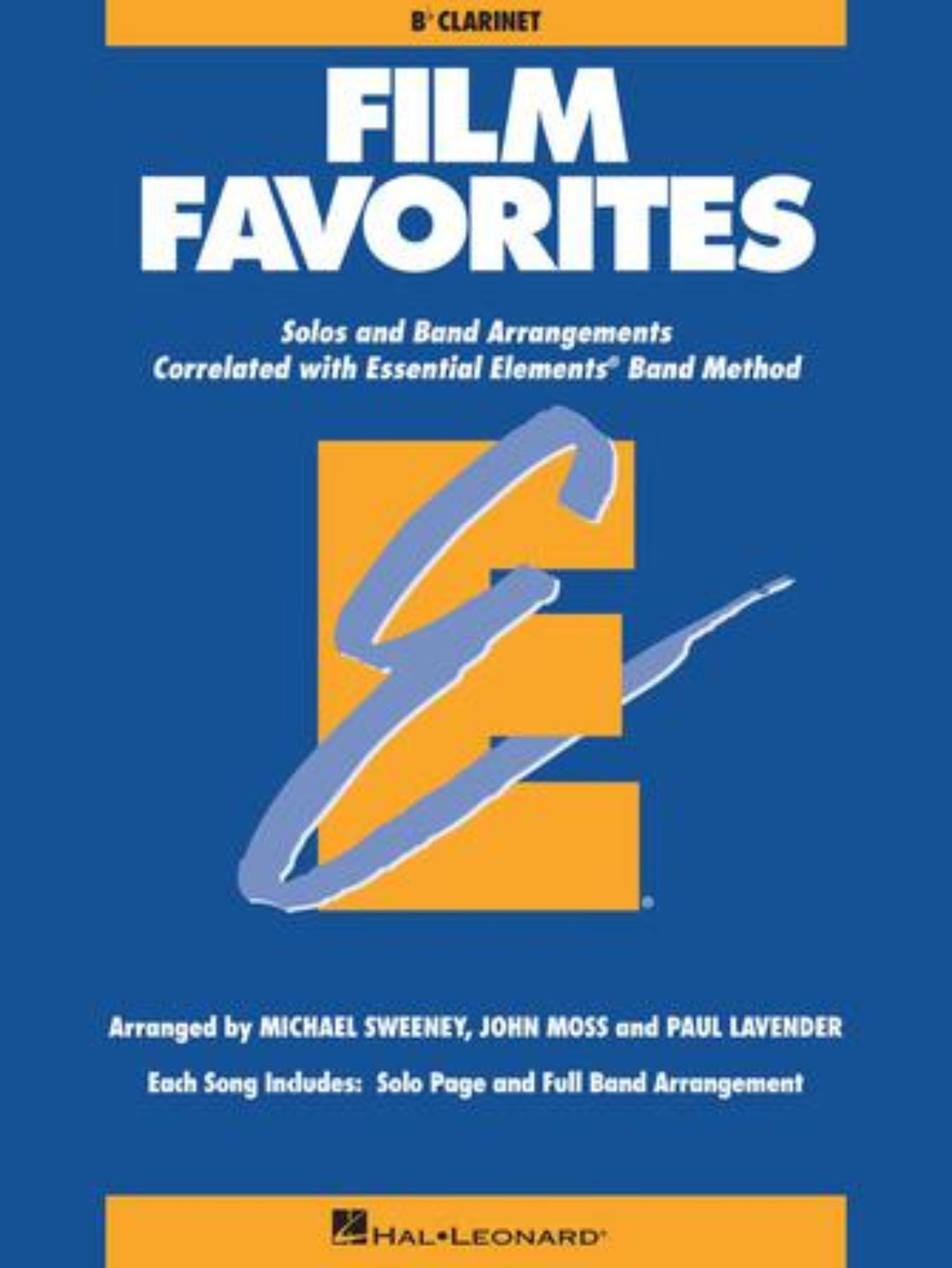 Film Favorites Clarinet Essential Elements Band Folios by Hal Leonard