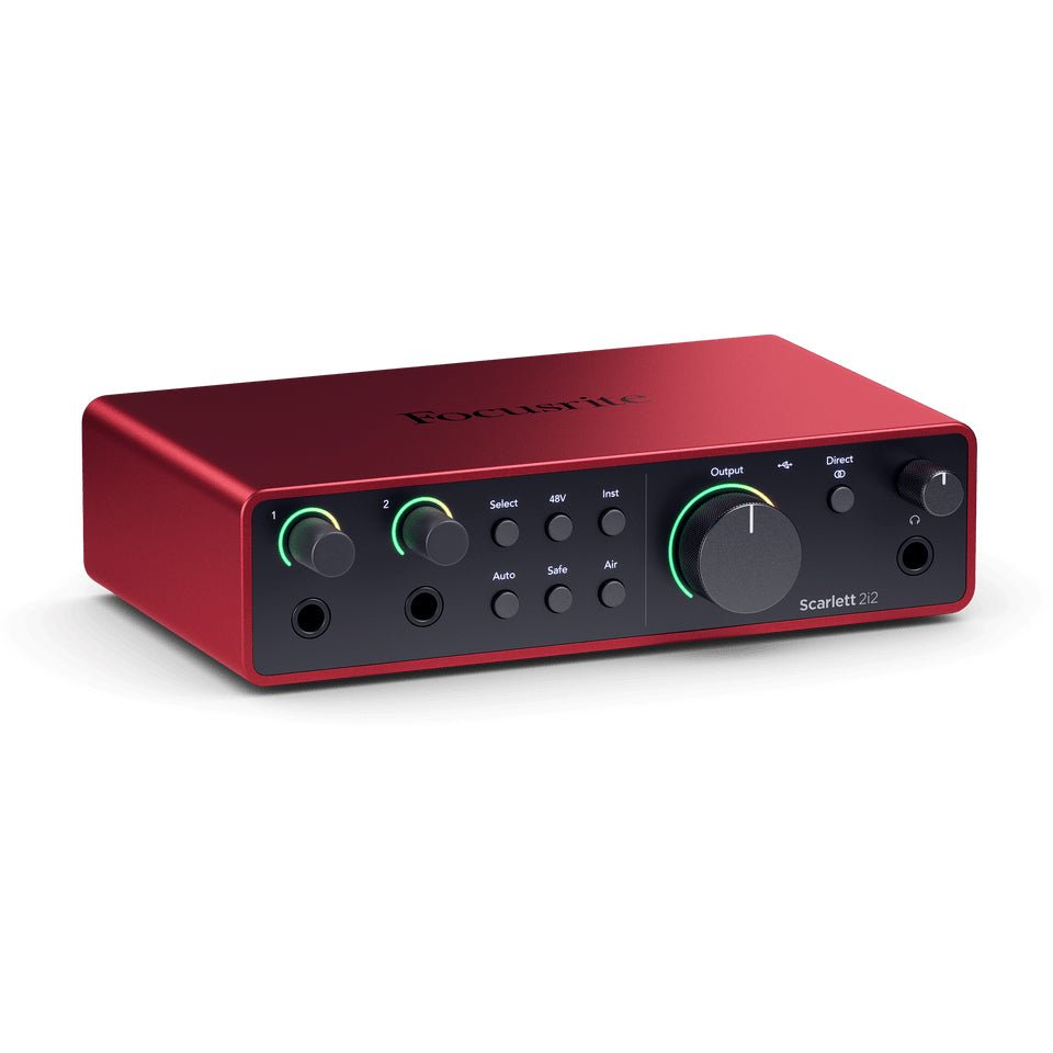 Focusrite Scarlett 2i2 4th Gen USB Audio Interface by Erikson Audio