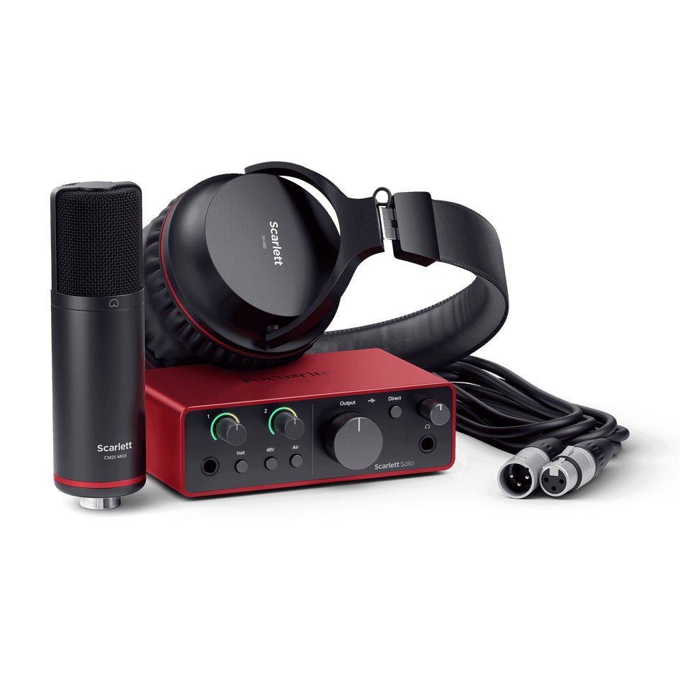 Focusrite Scarlett Solo Studio Pack 4th Gen by Erikson Audio