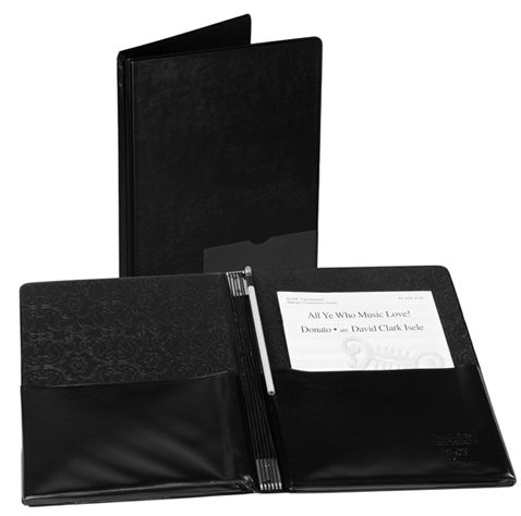 Folder - Deluxe Choral Concert (Black) by Kjos