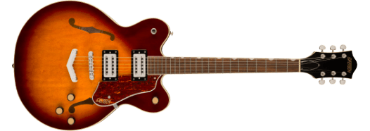 G2622 Streamliner™ Center Block Double - Cut with V - Stoptail, Laurel Fingerboard, Broad’Tron™ BT - 3S Pickups, Forge Glow by FMIC
