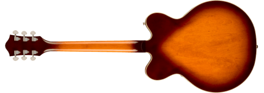 G2622 Streamliner™ Center Block Double - Cut with V - Stoptail, Laurel Fingerboard, Broad’Tron™ BT - 3S Pickups, Forge Glow by FMIC