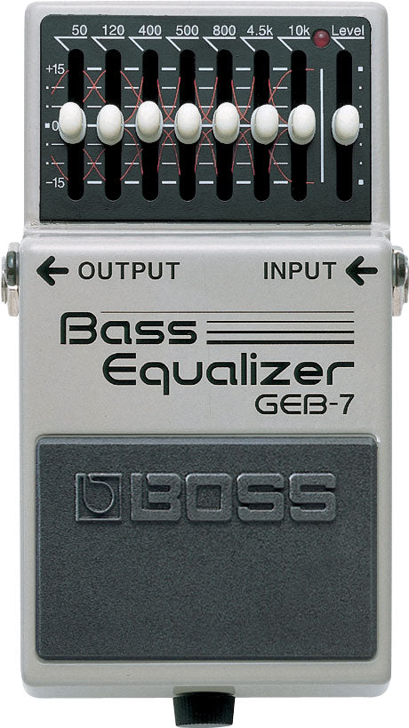 Boss 7 Band Graphic Bass Equalizer GEB-7