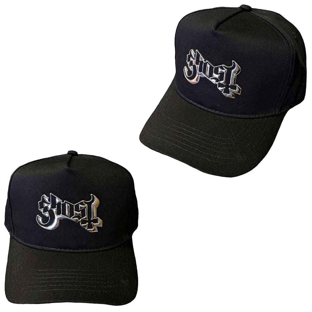 Ghost Unisex Baseball Cap Logo (Sonic Silver) by Rock Off Trade