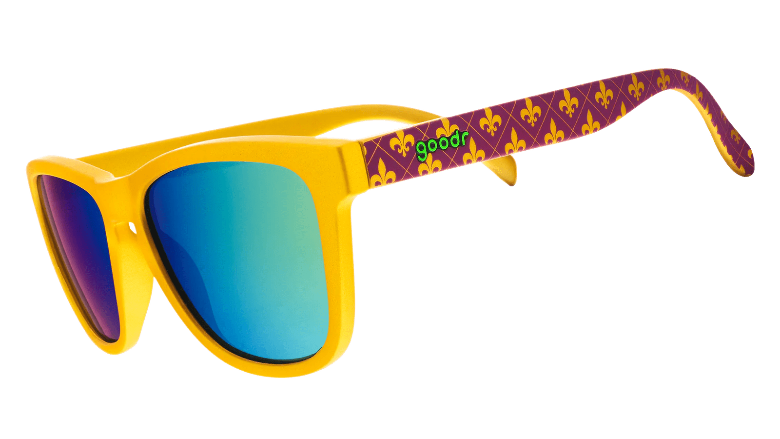 Goodr Sunglasses Born in a King Cake by Goodr