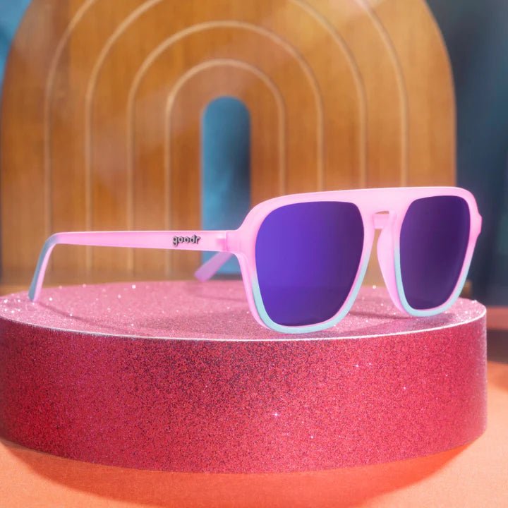 Goodr Sunglasses Retro G Go With the Glow by Goodr