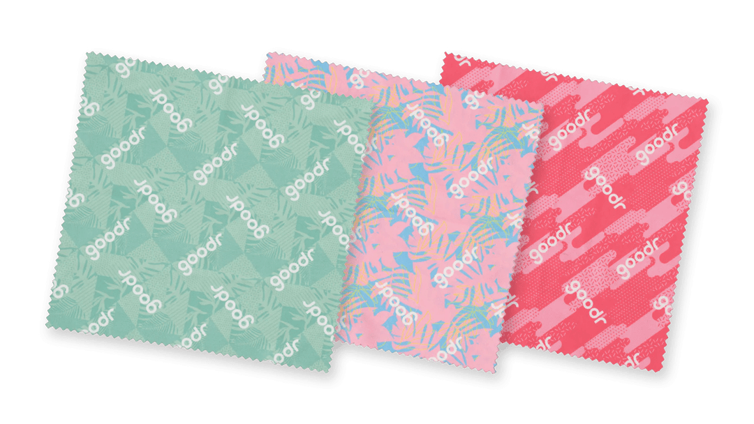 Goodr Sunglasses Time To Shine Microfiber Cloth by Goodr