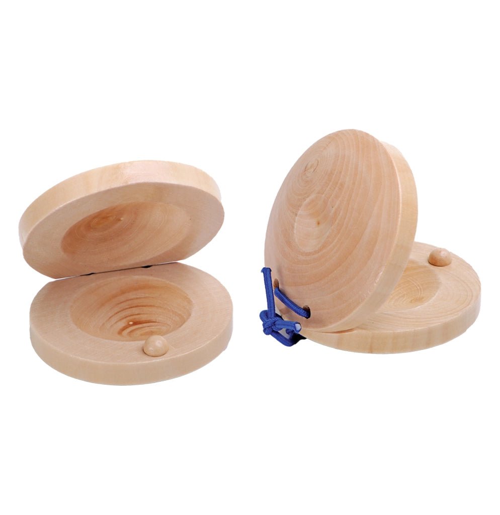 Granite Percussion 2.5 inch Wood Castanets (2 pc) by Granite Percussion