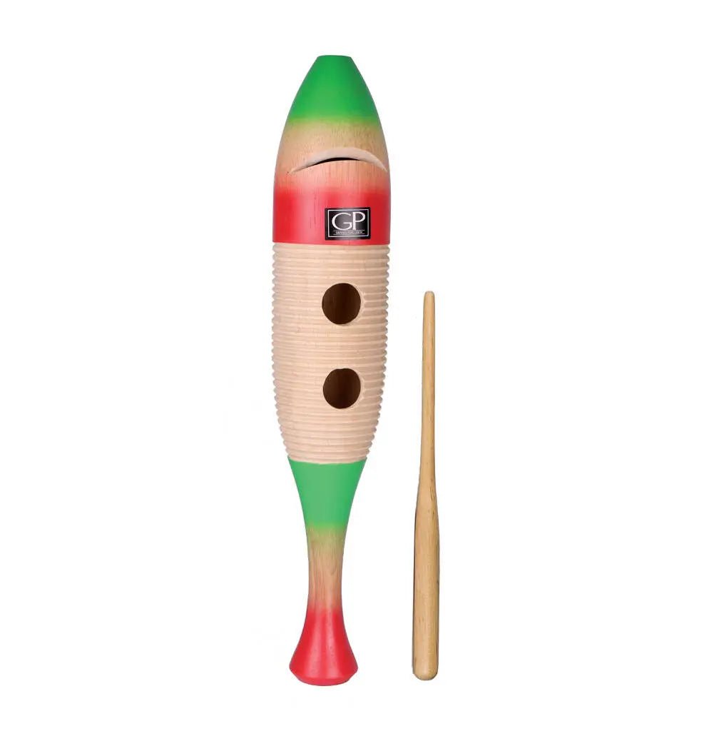 Granite Percussion Bomb-Style Guiro w/Scraper by Granite Percussion